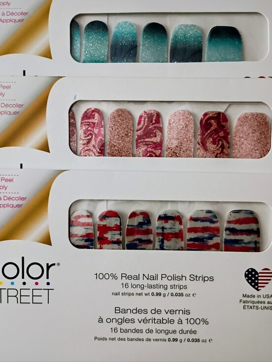 Color Street Other - Color Street Nails. Red White And Blue